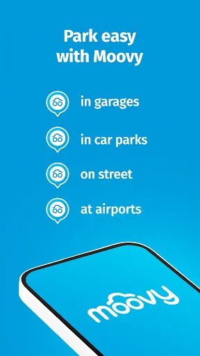 Moovy, Finnish parking app screenshot 3