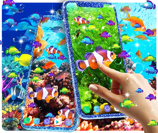 Fish live wallpaper screenshot 1