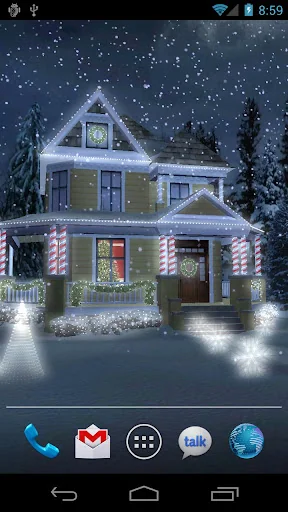 Holiday Lights Live Wallpaper screenshot 1