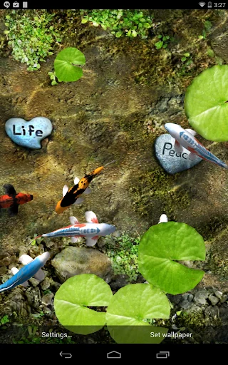 Koi Live Wallpaper screenshot 2