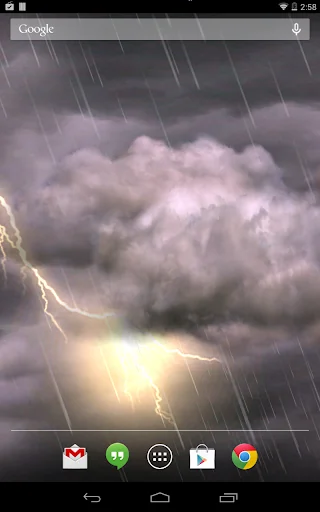 Thunderstorm Free Wallpaper screenshot 2