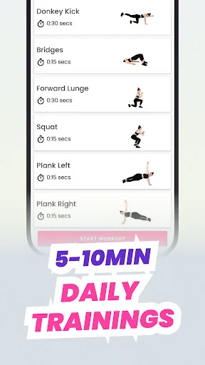 Buttocks & Legs Workout Home screenshot 3