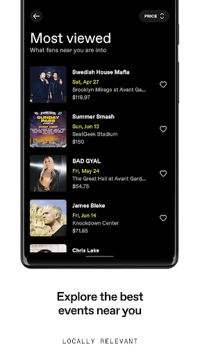 DICE: Live Shows screenshot 2