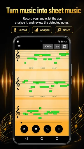 Note Recognition & Sheet Music screenshot 1