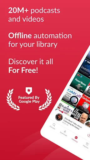 Offline Podcast App: Player FM screenshot 1