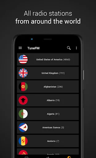 Internet Radio Player - TuneFm screenshot 3