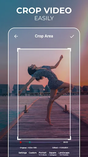 Crop, Cut & Trim Video Editor screenshot 1