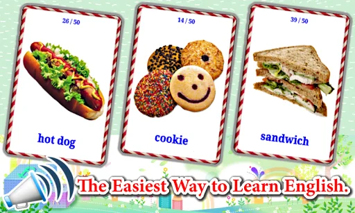 Foods Cards Games screenshot 1