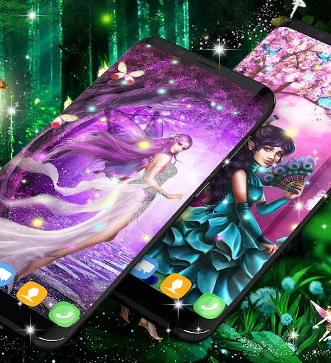 Forest fairy magical wallpaper screenshot 2