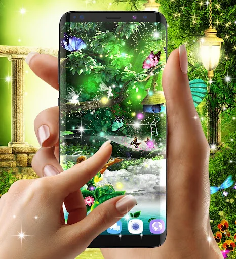 Forest fairy magical wallpaper screenshot 3