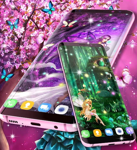Forest fairy magical wallpaper screenshot 4