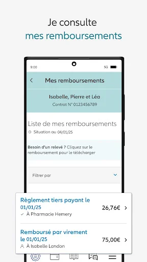Mon Allianz mobile screenshot 3
