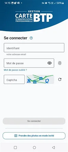 Gestion Carte BTP