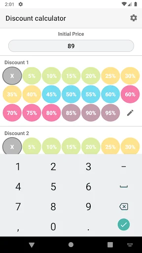 Discount Calculator screenshot 1