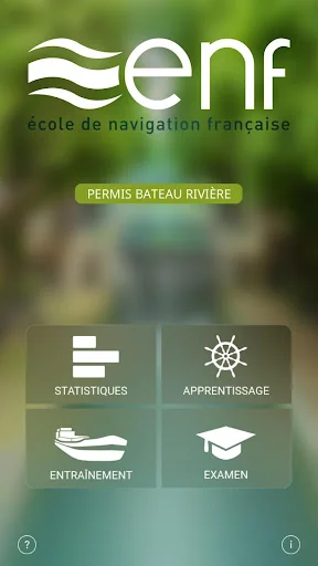 Permis bateau rivière ENF