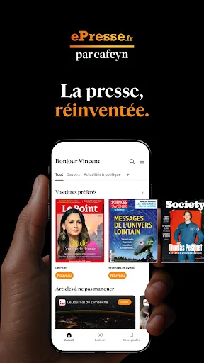 The ePresse kiosk screenshot 1