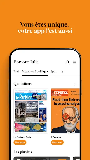 The ePresse kiosk screenshot 2