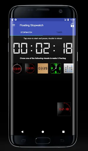 Floating Stopwatch & Timer
