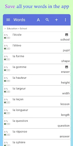 My dictionary - WordTheme