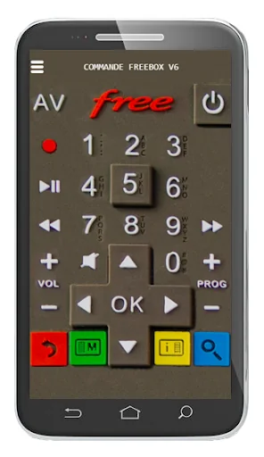 Commande Freebox V6