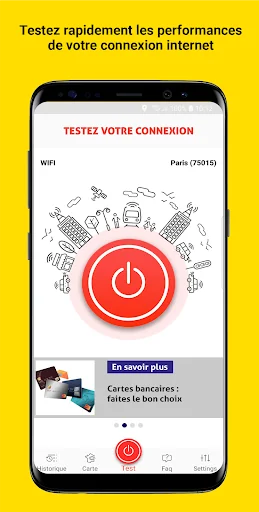 DébiTest : testeur de connexio