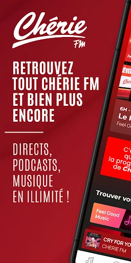Chérie FM : Radios & Podcasts screenshot 1