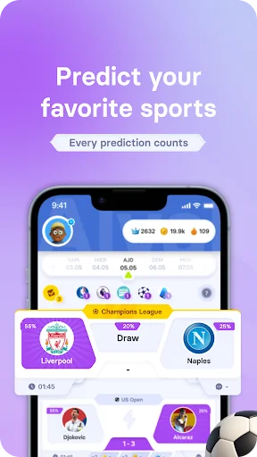 Scorecast - Sports predictions screenshot 1