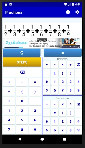 Fractions School Calculator screenshot 3