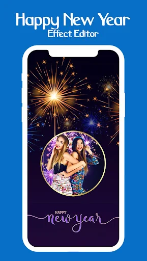 Happy New Year Photo Frame