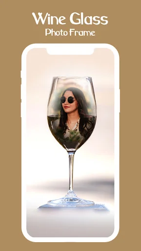 Wine Glass Photo Frame screenshot 1