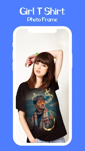 Girl T Shirt Photo Frame