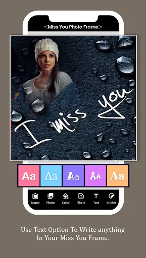 Miss You Photo Frame screenshot 4