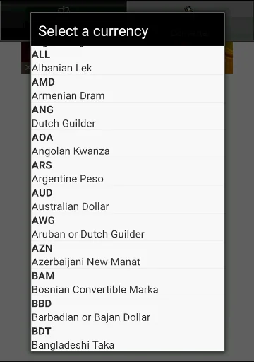 Exchange rate. All currencies screenshot 4