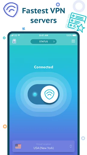VPN Snowd - Fast VPN Proxy screenshot 1
