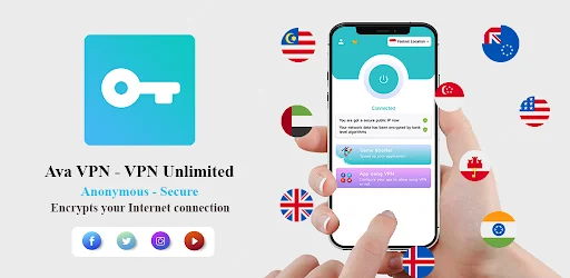 Ava VPN - Safer & Faster VPN