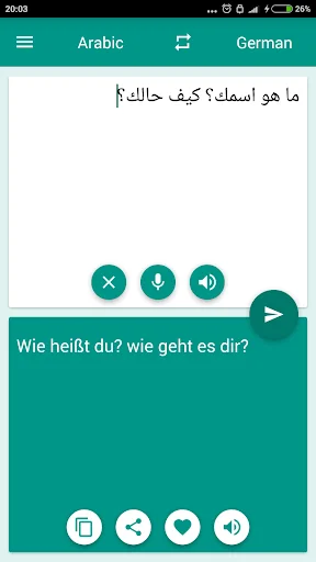 Arabic-German Translator screenshot 2