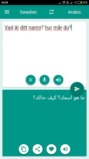Arabic-Swedish Translator screenshot 1