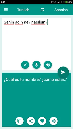 Spanish-Turkish Translator screenshot 1