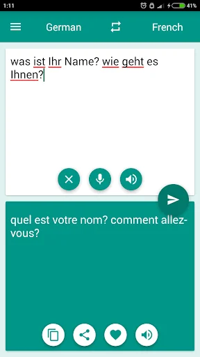 French-German Translator screenshot 1