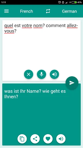 French-German Translator screenshot 2