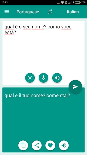 Italian-Portuguese Translator screenshot 1