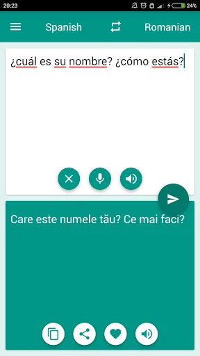 Romanian-Spanish Translator screenshot 1