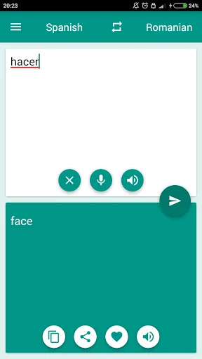 Romanian-Spanish Translator screenshot 3