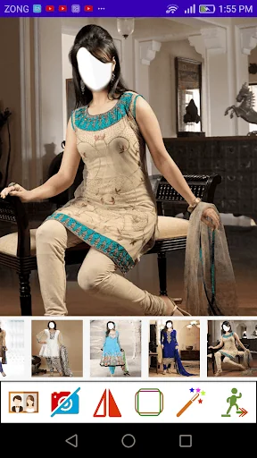 Churidar Dress Photo Editor