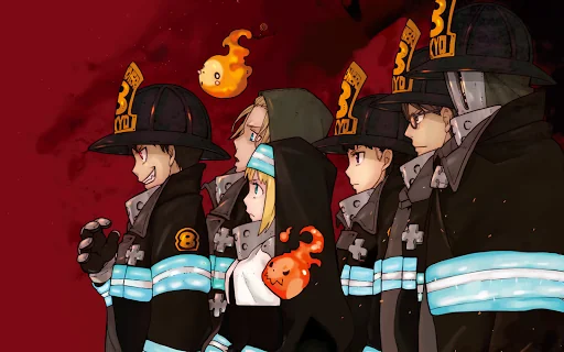 Blazing Firefighting Corps Wal