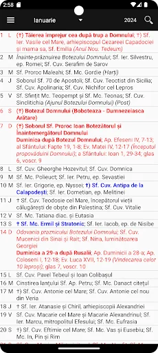 Calendar Ortodox screenshot 1