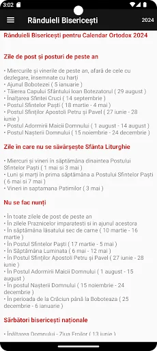 Calendar Ortodox screenshot 3