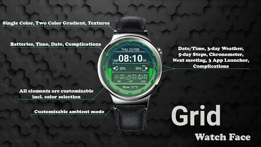 Grid Watch Face