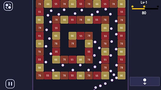 Bricks Breaker - brick game screenshot 1