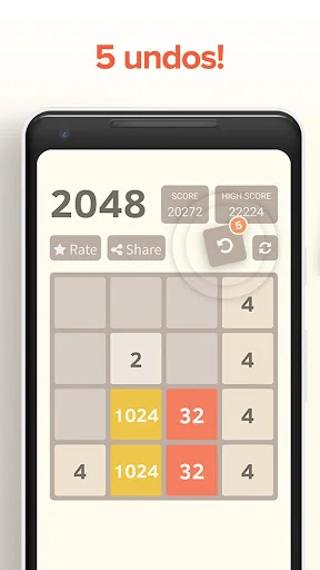 1024 Puzzle Numbers Game screenshot 3